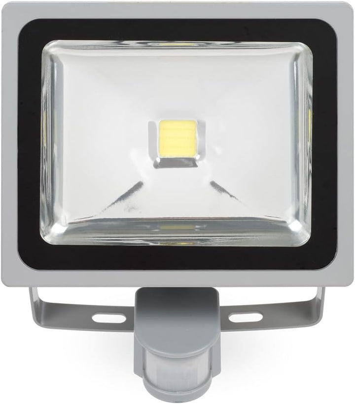 LED-Strahler 30 Watt mit Infrarot-Bewegungsmelder Flutlicht Baustrahler Scheinwerfer Strahler - POWL