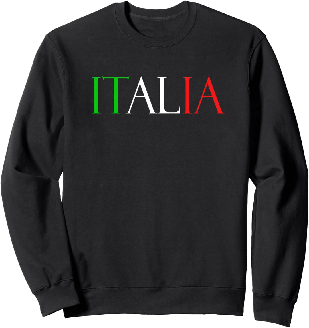 Italia Italien Flagge Grün Weiss Rot Sweatshirt