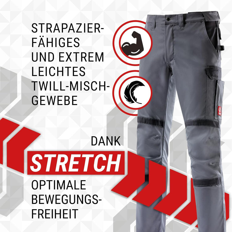 KRÄHE WORKWEAR Profession Pro S T R E T C H Bundhose I Arbeitshose I Top-Leichtgewicht mit hoher Str