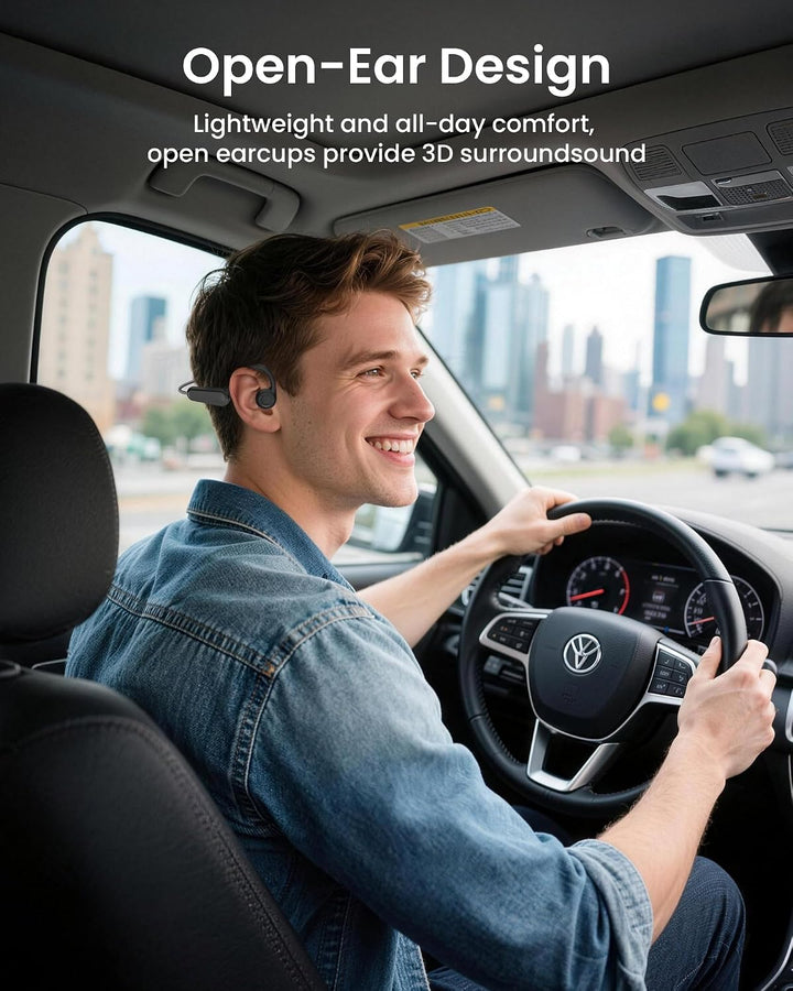 LAMA Knochenschall Kopfhörer Knochenleitungskopfhörer, kabelloser Bluetooth 6.0 Sportkopfhörer IP55