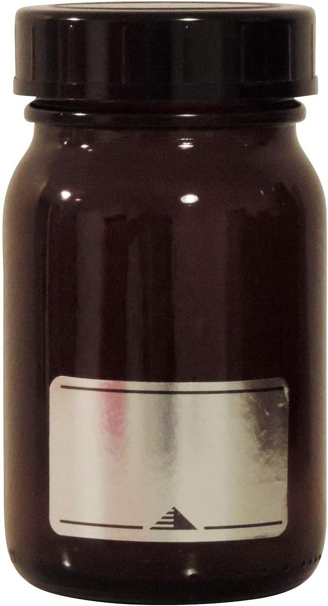Viva-Haushaltswaren braunes Apothekerglas Set 8x 200ml inkl. Schraubverschluss & Etiketten made in G