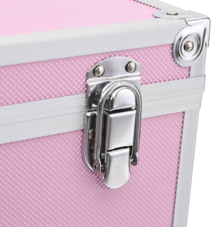 vidaXL Kosmetikkoffer 37x24x40cm Schminkkoffer Schmuckkoffer mehrere Auswahl Pink, Pink