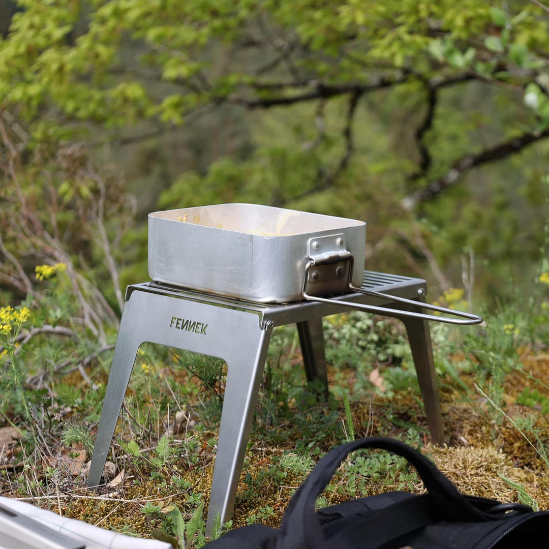 FENNEK Klapprost | sehr kompakt | zum Grillen über Hobos, Campingkocher, Feuerstellen uvm | aus hitz