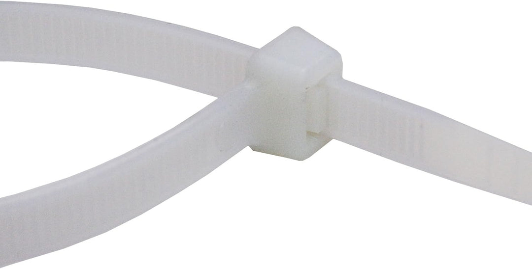100 Stück Profi Kabelbinder weiss Industriequalität 450 mm x 7,6 mm 54,4 kg Zugkraft Nylon cable tie