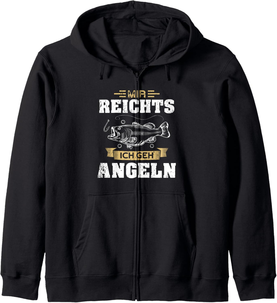 Mir reicht's ich geh Angeln Kapuzenjacke