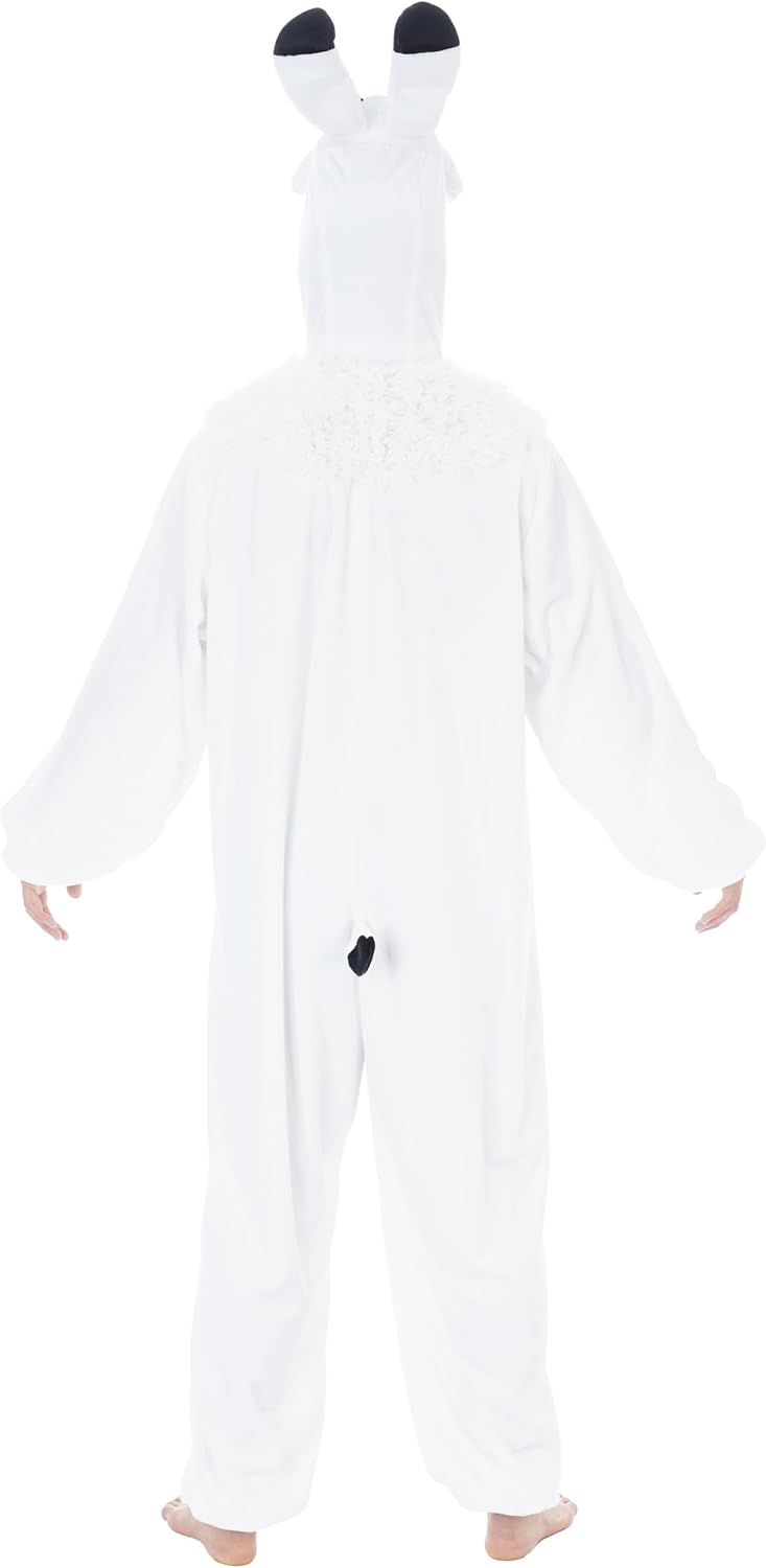 Chaks - Kostüm Idefix, Hund von Asterix und Obelix, Onesie mit Kapuze, Verkleidung für Karneval und