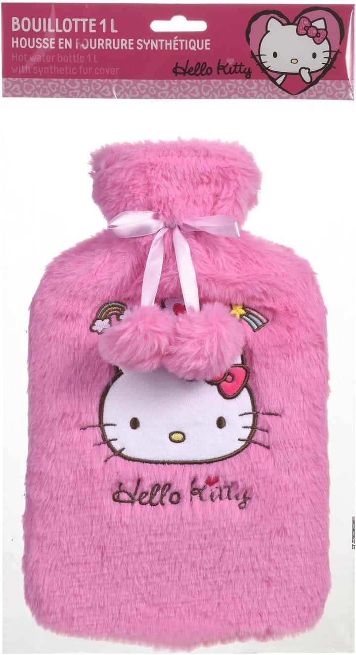 Take Care - Hello Kitty, Wärmflasche mit Bezug, Wärmflasche für Therapie, Warmwasser, Gummi, kalt, W