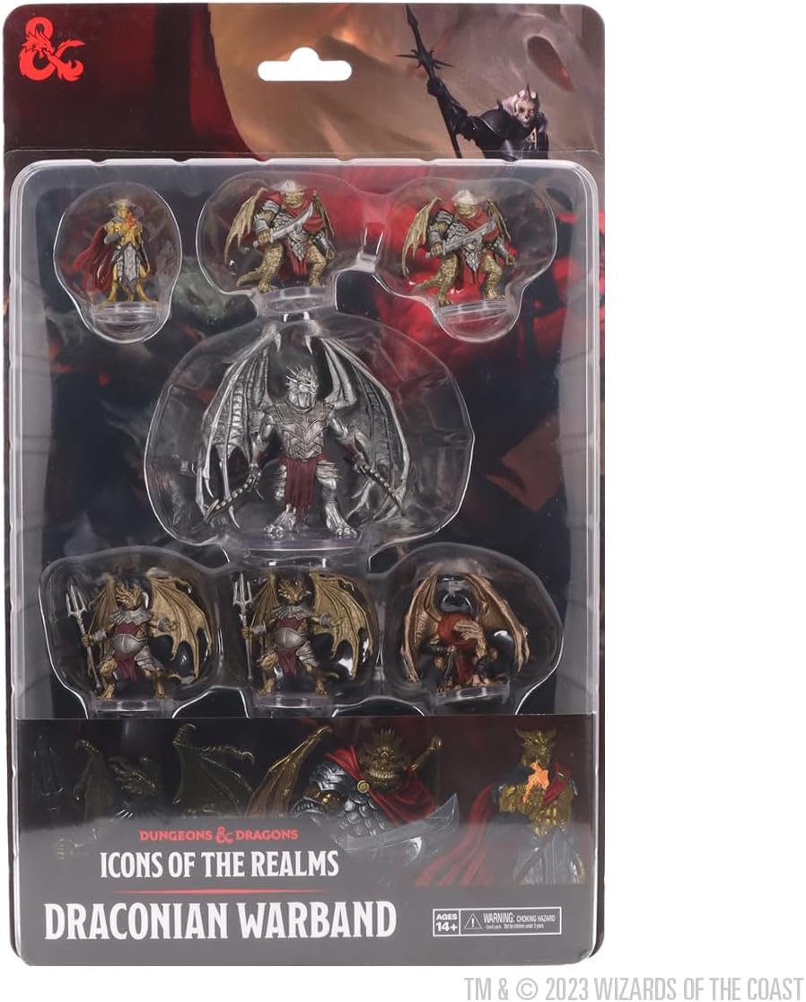 WizKids Dungeons and Dragons Icons of The Realms Drakonische Kriegsland-Miniaturen