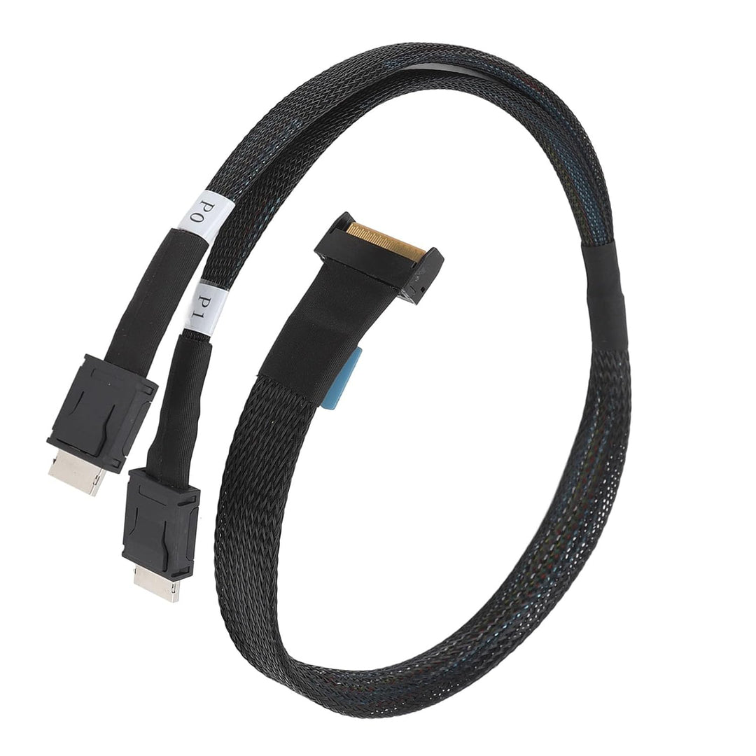 Zunate 8i auf Oculink SFF 8611 4i Kabel, 50 Cm MCIO 8i auf Oculink SFF 8611 4i Kabel, für MCIO 8i 74