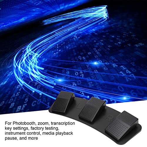Yosoo Gear USB Dreifach-Fuss Schalter Pedal PC Dreifach-Fuss Schalter Programmier Bares Computer-Fus