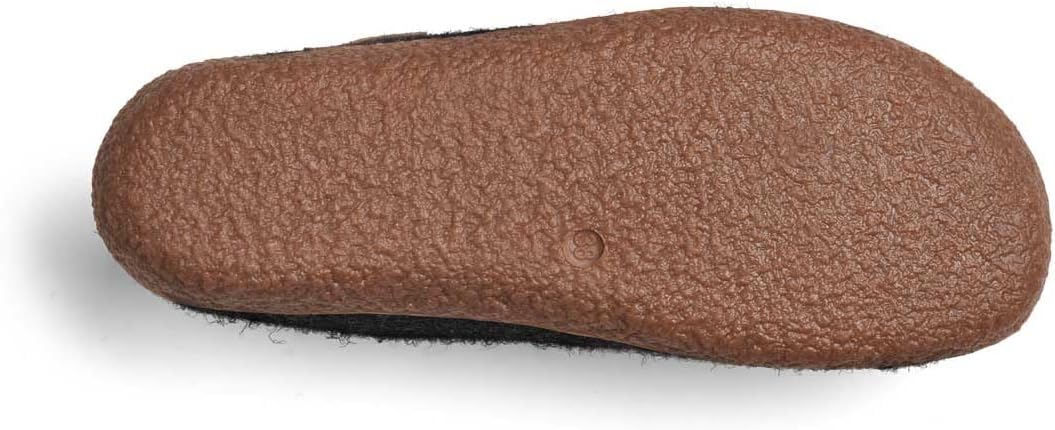 THE COZY SHEEP Filzpantoffeln mit Gummisohle | Praktische Herren & Damen Hausschuhe Sommer und Winte