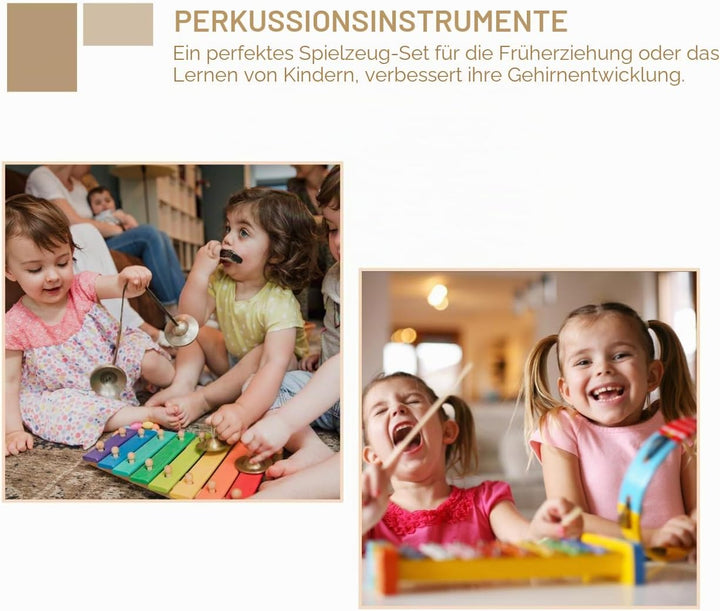 Vaguelly 5 Paar Fingerzimbeln, Kupfer Mini Finger Becken Handbecken mit elastischen Band, Bauchtanz