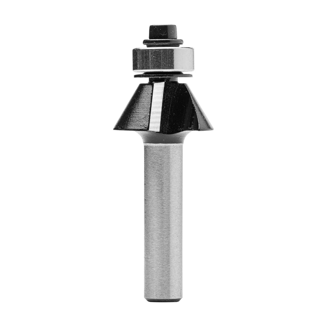 ENT 13744 Fasefräser HW, Schaft (S) 8 mm, Durchmesser (D) 23 mm, NL 9,5 mm, E 30°, SL 32 mm, mit Kug