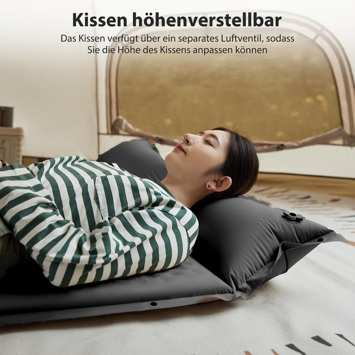 Naturehike Camping Aufblasbare Isomatte Camping-Luftmatratze, Selbstaufblasende Schlafmatten Outdoor