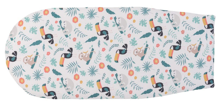ULLENBOOM ® Einlage für Babynestchen 35 x 75 cm Dschungel (Made in EU) - bequeme Polsterung für das