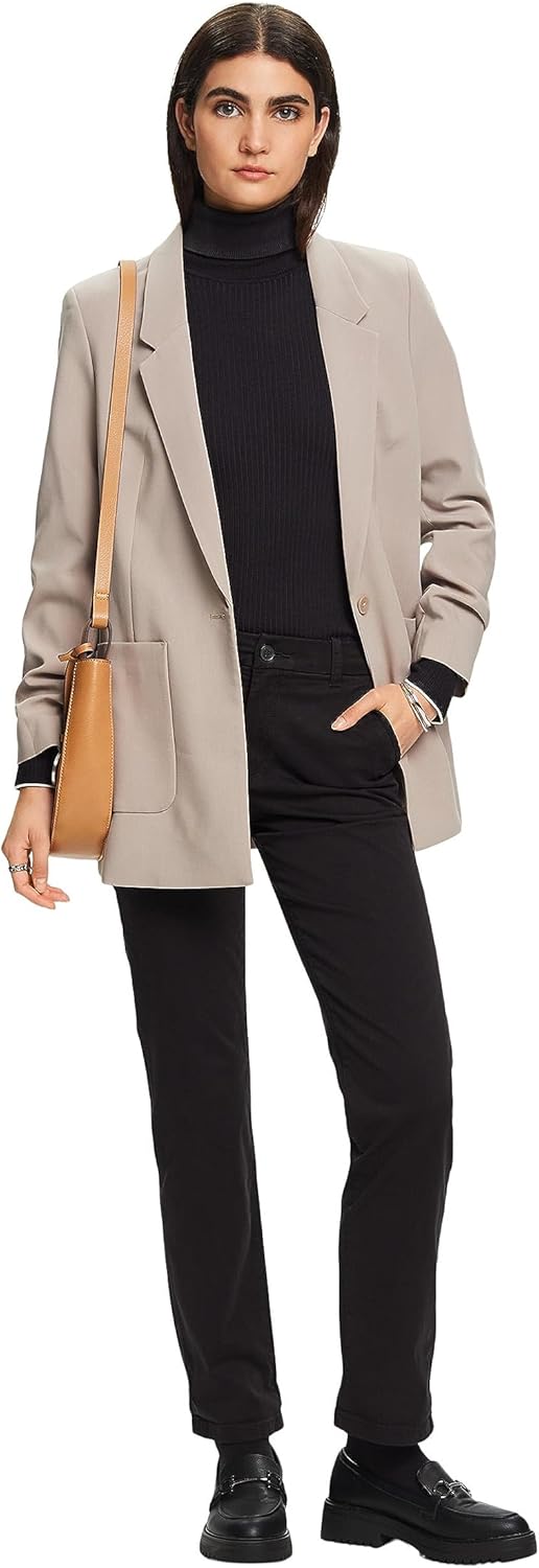 ESPRIT Damen Hose 30W / 32L 001/Black, 30W / 32L 001/Black