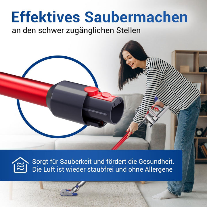 VIOKS Staubsauger Rohr Rot Ersatz für Dysоn Saugrohr 967477-03 für V5, V7, V8, V10, V11, V15, SV10,
