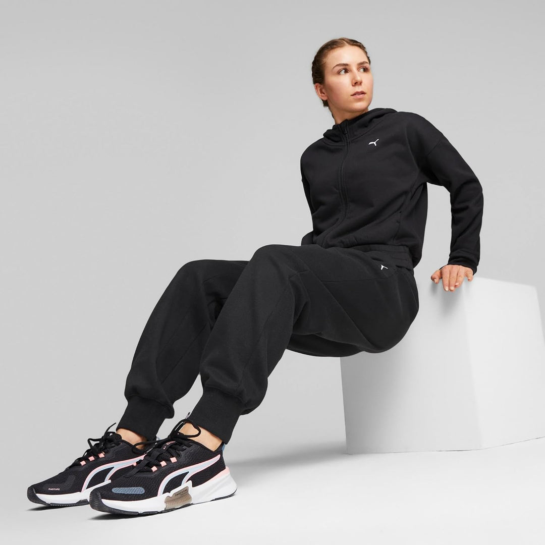 PUMA Damen Train Favorite Fleece Full Zip, Puma Schwarz