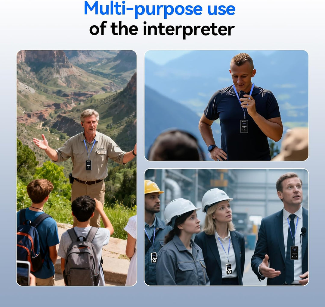 Retekess T130-T131 Tour Guide System, Tragbar Reiseleitersystem, 99 Kanal, Standby 12H, Übersetzungs