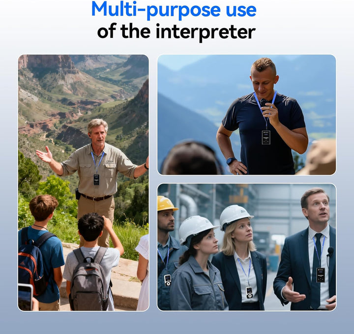 Retekess T130-T131 Tour Guide System, Tragbar Reiseleitersystem, 99 Kanal, Standby 12H, Übersetzungs