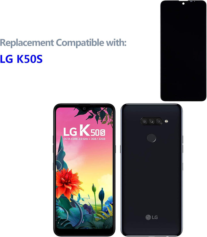 swark LCD Display Kompatibel mit Wiko Lenny 5 (Schwarz Ohne Rahmen) LCD Display Touchscreen Digitize