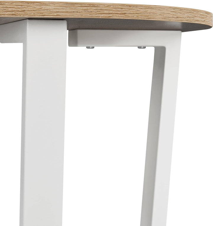 Yaheetech Nachttische 2 Set, Runder Beistelltisch, Ablagetisch für Wohnzimmer Schlafzimmer, Sofatisc