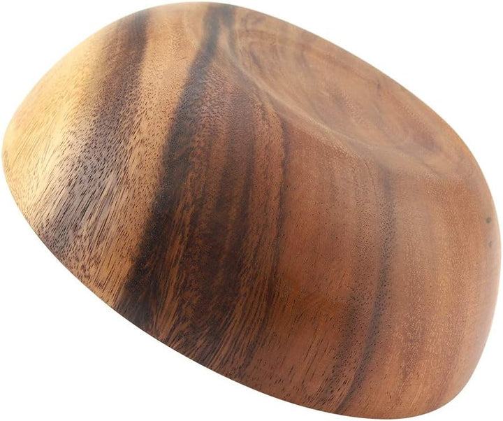 Nimoa Holzschale, Akazienholz Massivem Holzschale, Solid Acacia Holzschale für Salat Suppe Reis Hand