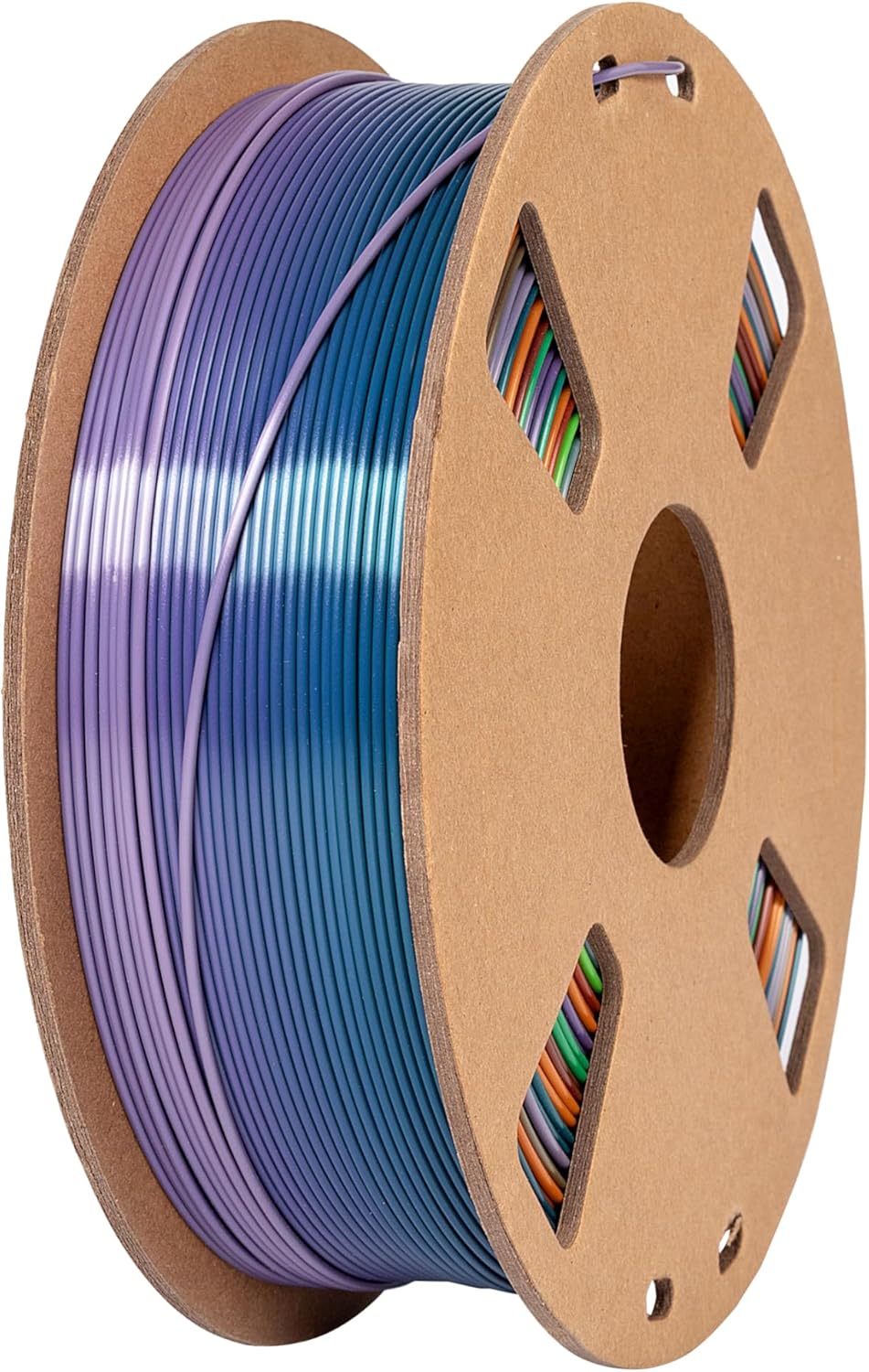 3D Filament Silk PLA 1kg 1.75mm Silk Regenbogen 3D Drucker Printing Filament Multicolor 1kg Spule (2