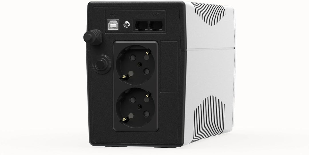 Greencell UPS 850VA 480W PowerProof mit LCD-Display – Modifizierte Sinuswelle, Stromschutz für Gerät
