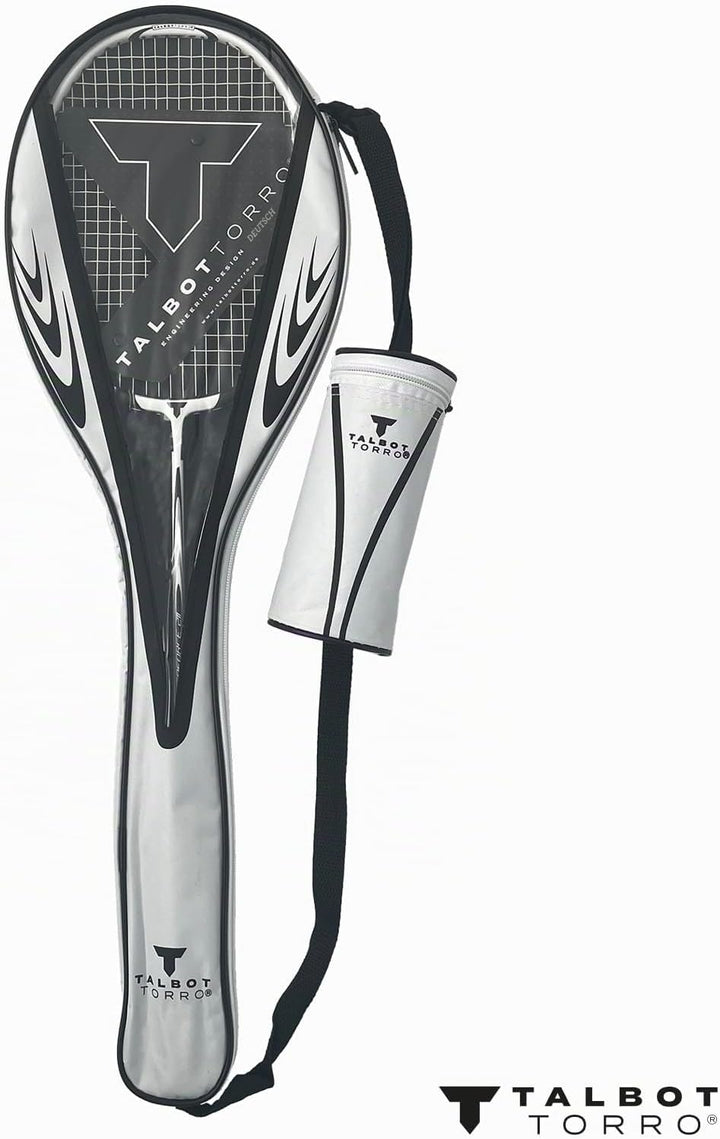 Talbot-Torro Badminton Set Isoforce 211, Graphit Badmintonschläger Set für den sofortigen Start, Bad