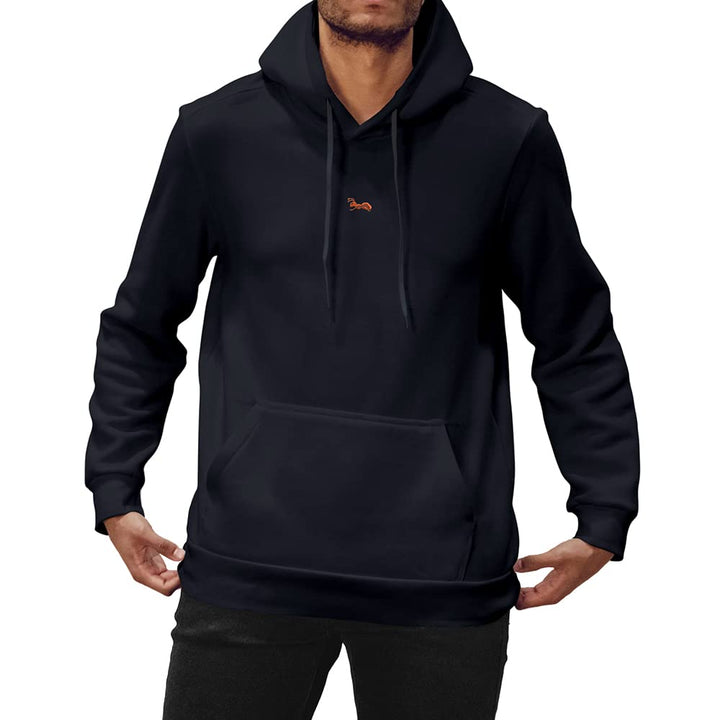 strongAnt Herren Hoodie Baumwolle Kapuzenpullover mit Bauchtasche Sweatshirt Pullover Sweatjacke Lan