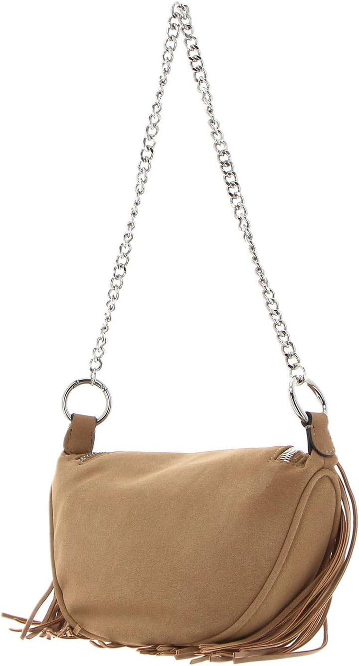 Seidenfelt Fringes Skien Schultertasche 22 cm