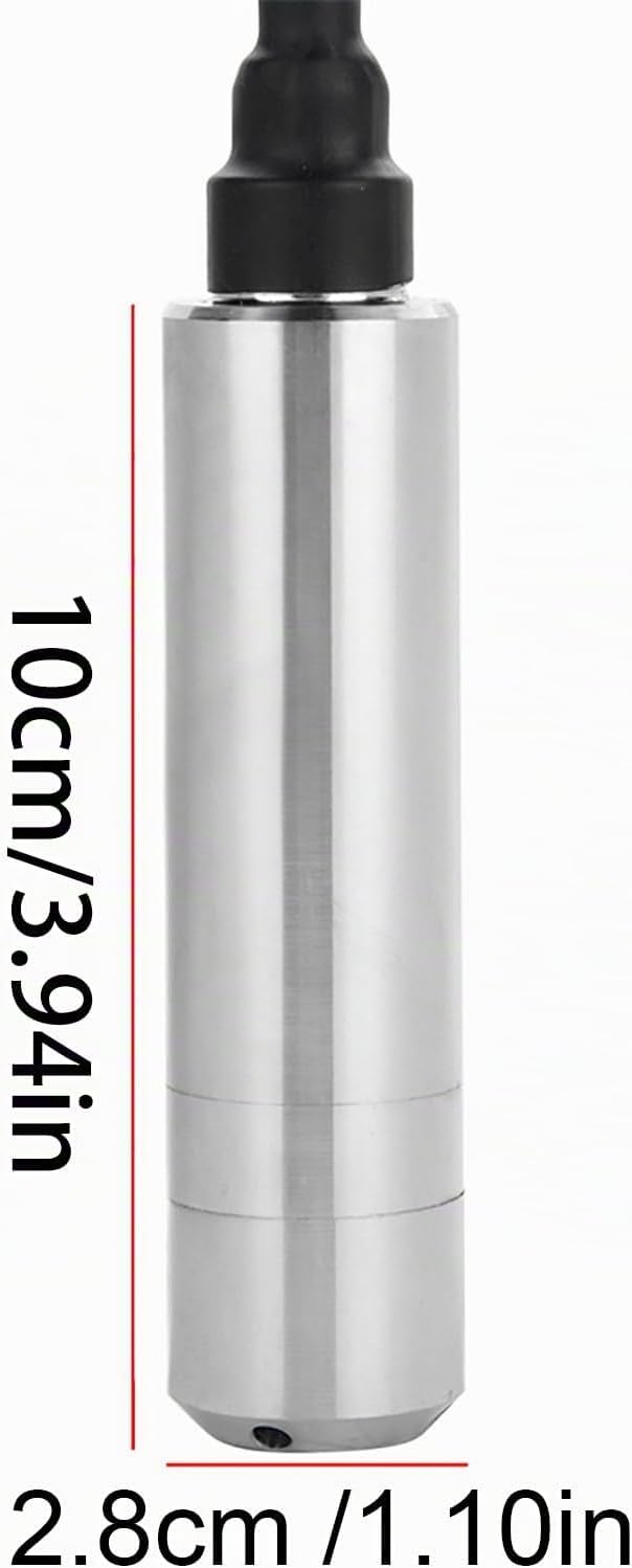 Bewinner Wasserstandssensor, TL231 Flüssigkeitsstandssensor, DC 24V Füllstandsensor 4-20mA Einwurf-F