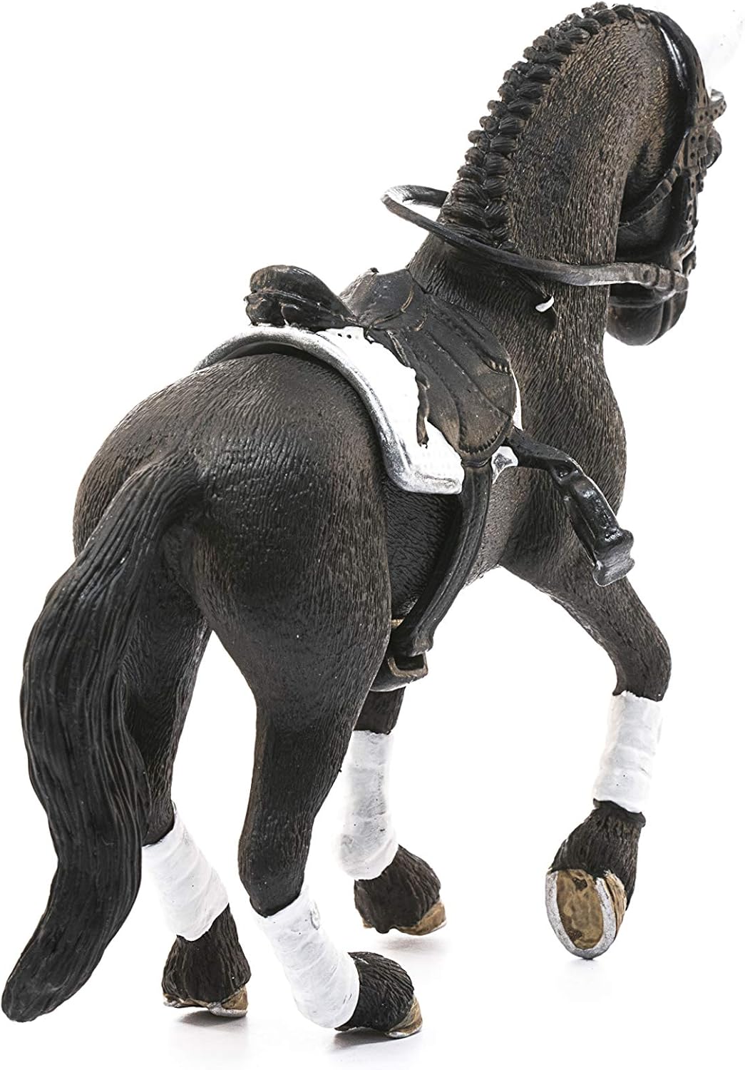 SCHLEICH Horse Club 42457 4-TLG Turnier Reithengst Spielset - Realistische Pferde Figur für Turnierr