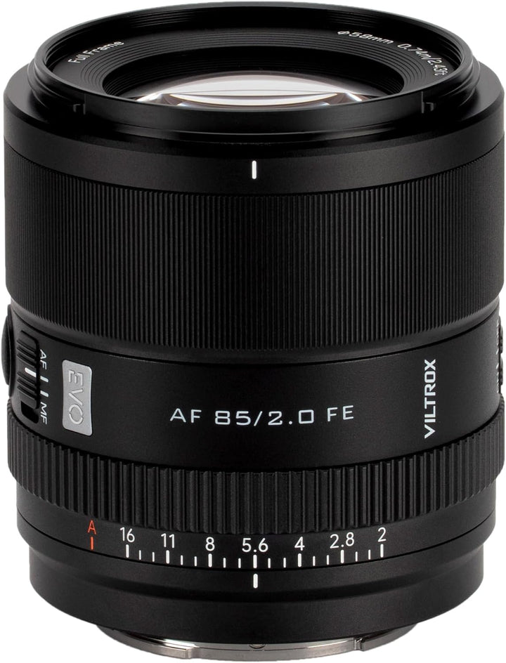 VILTROX 85mm F2.0 FE,AF 85mm f2.0 E Mount EVO Objektiv für Sony E,Auto Fcous Vollformat Objektiv für