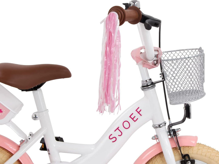 SJOEF Dolly Kinderfahrrad 12 Zoll | Kinder Fahrrad für Mädchen/Jugend | Ab 2-7 Jahren | 12-18 Zoll |