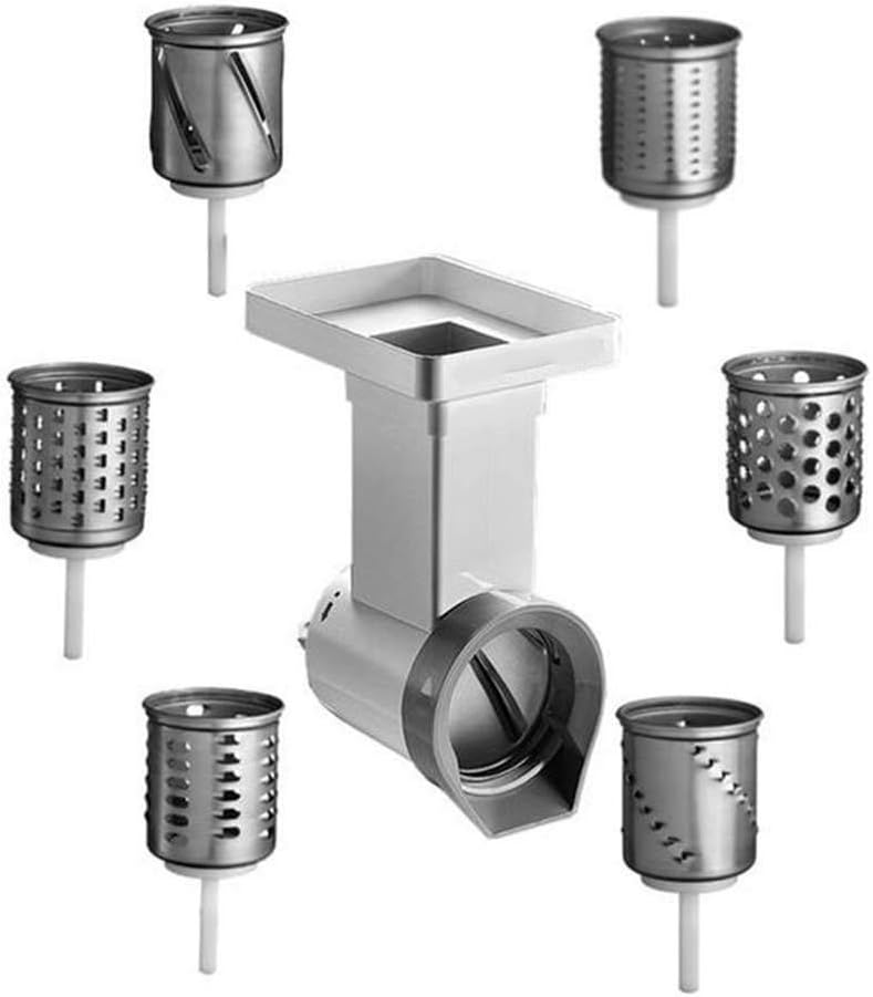 Messerschmidt MVSA und EMVSC Gemüseschneider Set kompatibel mit Kitchenaid Single, Single