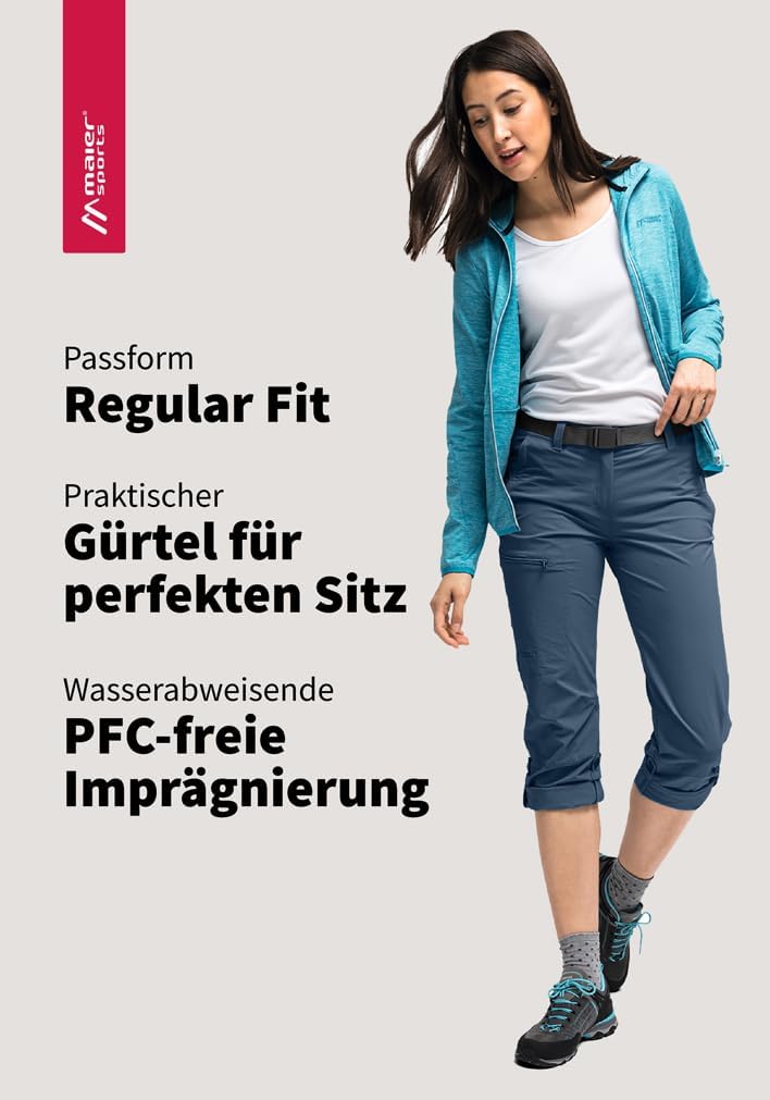 maier Sports Lulaka Women's Practical Trousers 17 Ensign Blue, 17 Ensign Blue