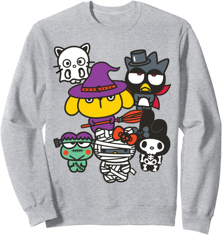 Spooky Sanrio Characters Hello Kitty Friends Cute Halloween Sweatshirt