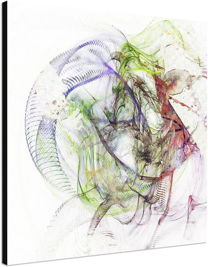 Paul Sinus Art Bild auf Leinwand Abstrakt371_60x60cm Abstraktes Motiv - Schicksal mit Hoffnung - qua