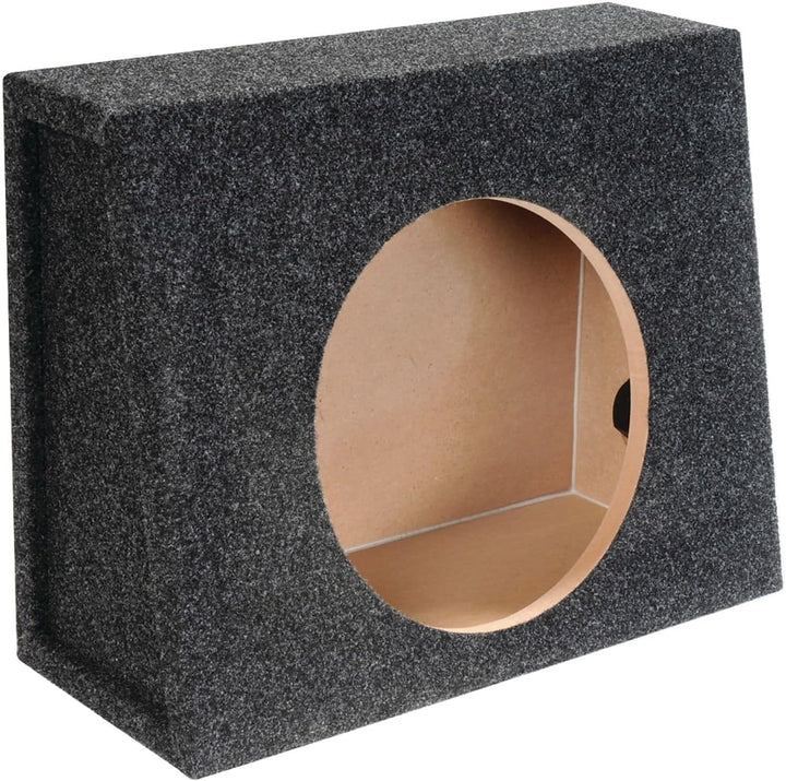 Atrend Bbox Single Sealed 12 Inch Wedge Shaped Subwoofer Enclosure - Universal Wedge Truck Enclosure