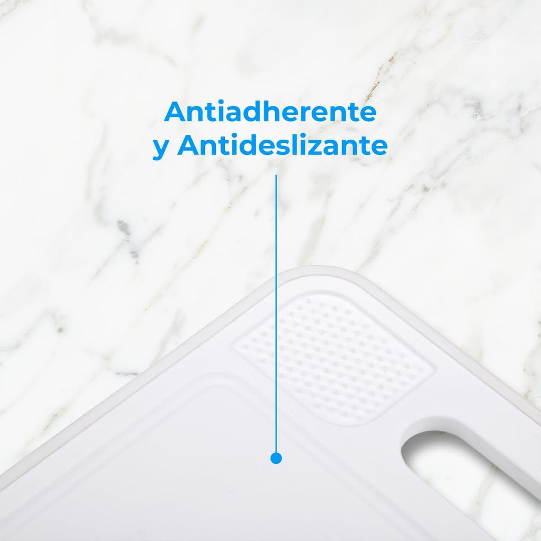 NK Auftaubrett für Lebensmittel + Schneidebrett (4-in-1) - Auftauen, Schneiden, Reiben von Gewürzen