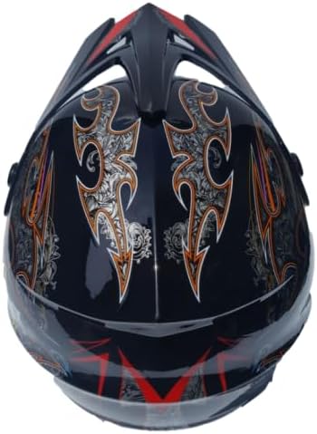 Kinder Crosshelm Mejia – Motorradhelm für Kinder, ABS-Schale, robuster Kinderhelm für Downhill, Quad