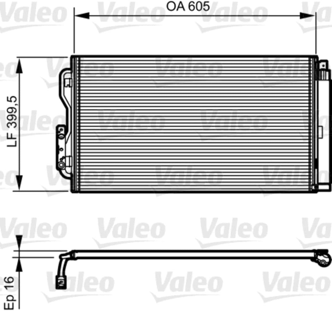 VALEO Kondensator Klimaanlage 814191