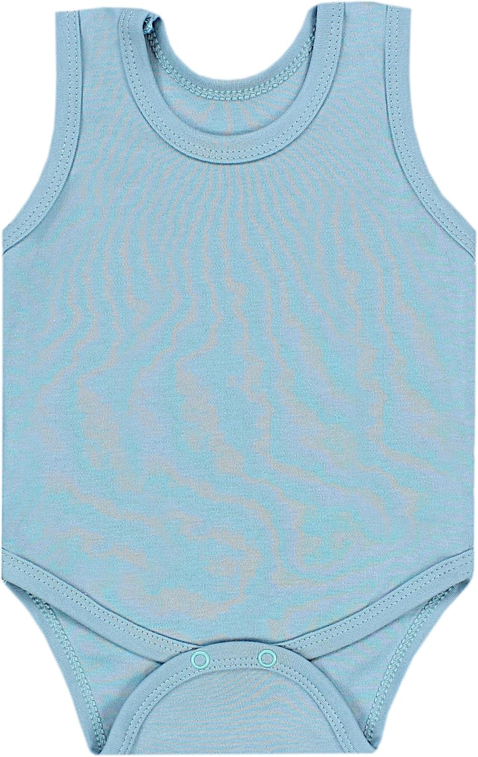 TupTam Baby Jungen Achselbody – Weicher Baby Body im 5er Pack aus Baumwolle, Body Baby Unifarben OEK