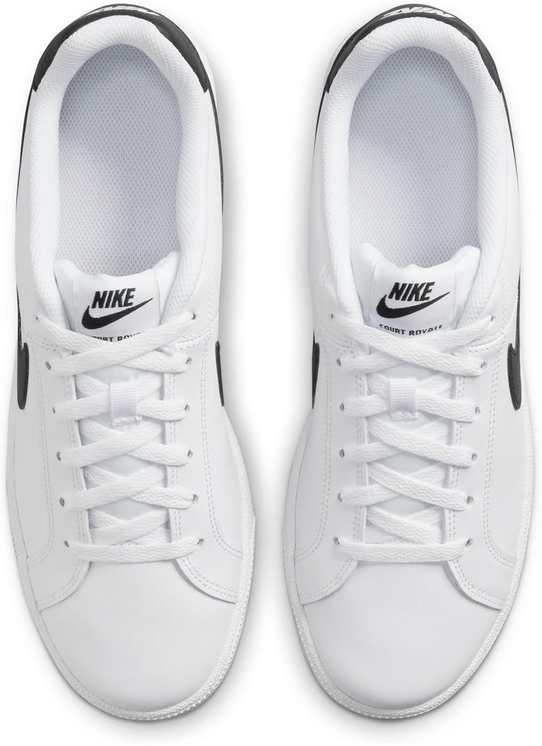 Nike Herren Court RoyaleSneaker 42.5 EU White Black, 42.5 EU White Black