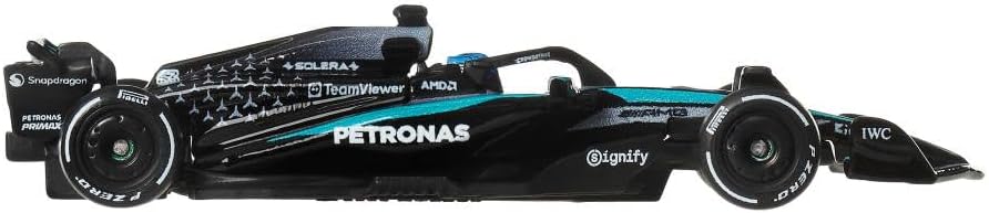 Hot Wheels Formel 1 Premium Die-Cast-Spielzeugauto im Massstab 1:64 Sammelspielzeug-Rennauto mit Rea