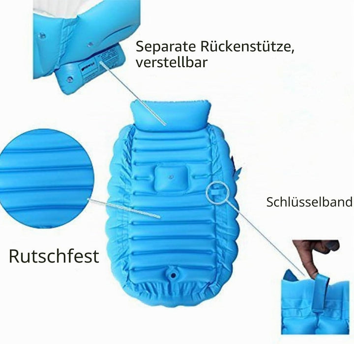 Aufblasbare Baby Badewanne Kinder Schwimmbad Jungen Air Bäder Summer Schwimmbecken, Anti-Rutsch Pool