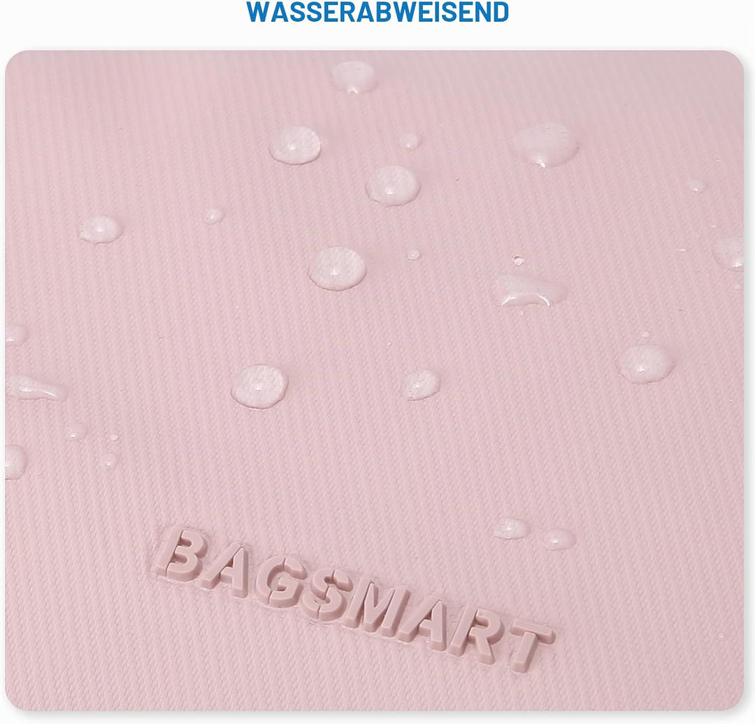 BAGSMART Kulturtasche für Herren,Travel Toiletry Organizer Dopp Kit Wasserabweisende Rasiertasche fü