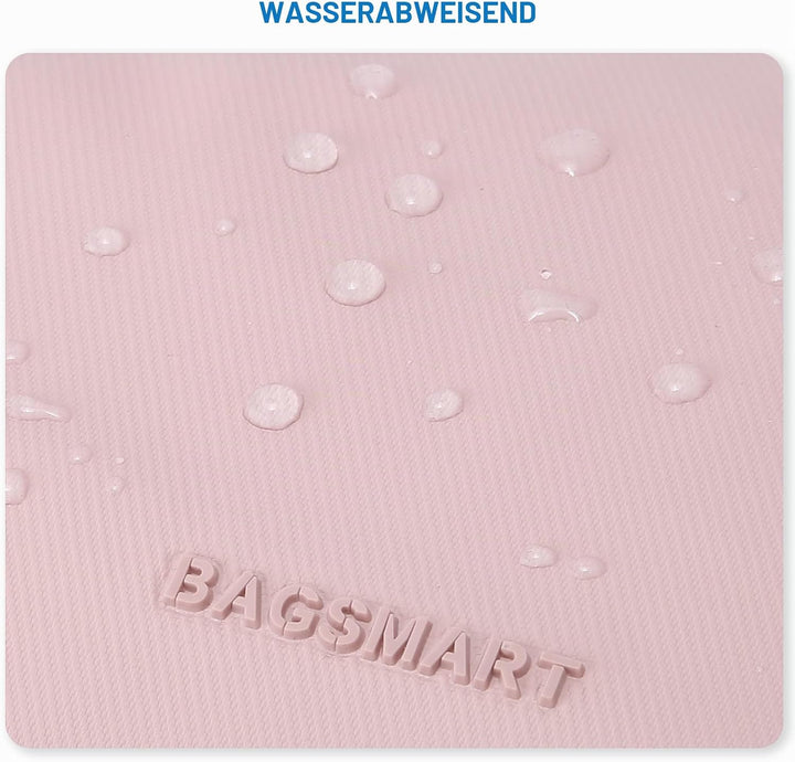 BAGSMART Kulturtasche für Herren,Travel Toiletry Organizer Dopp Kit Wasserabweisende Rasiertasche fü
